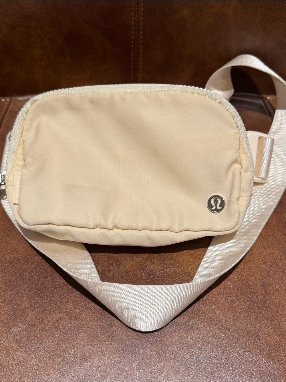 lululemon athletica Cream Belt Bag - Minimal Everyday Sling